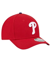 New Era Big Boys and Girls Red Philadelphia Phillies Player Replica 9FORTY Adjustable Hat