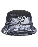 New Era Men's Black/Gray San Antonio Spurs Tip-Off Bucket Hat