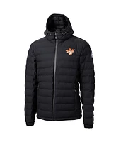 Cutter & Buck Men's Black Texas Longhorns Vault Mission Ridge Eco Insulated Puffer Full-Zip Jacket