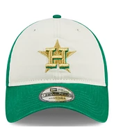 New Era Men's White/Green Houston Astros 2024 St. Patrick's Day 9TWENTY Adjustable Hat