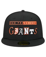 New Era Men's Black San Francisco Giants Ransom 59FIFTY Fitted Hat