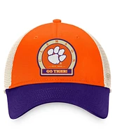 Top of the World Men's Orange Clemson Tigers Refined Trucker Adjustable Hat