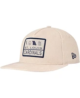 New Era Men's Khaki St. Louis Cardinals Summer Essential Golfer Snapback Hat
