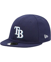 New Era Baby Boys and Girls Navy Tampa Bay Rays My First 59FIFTY Fitted Hat