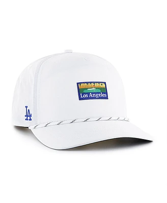 '47 Brand Men's White Los Angeles Dodgers Vacation Golf Hitch Adjustable Hat