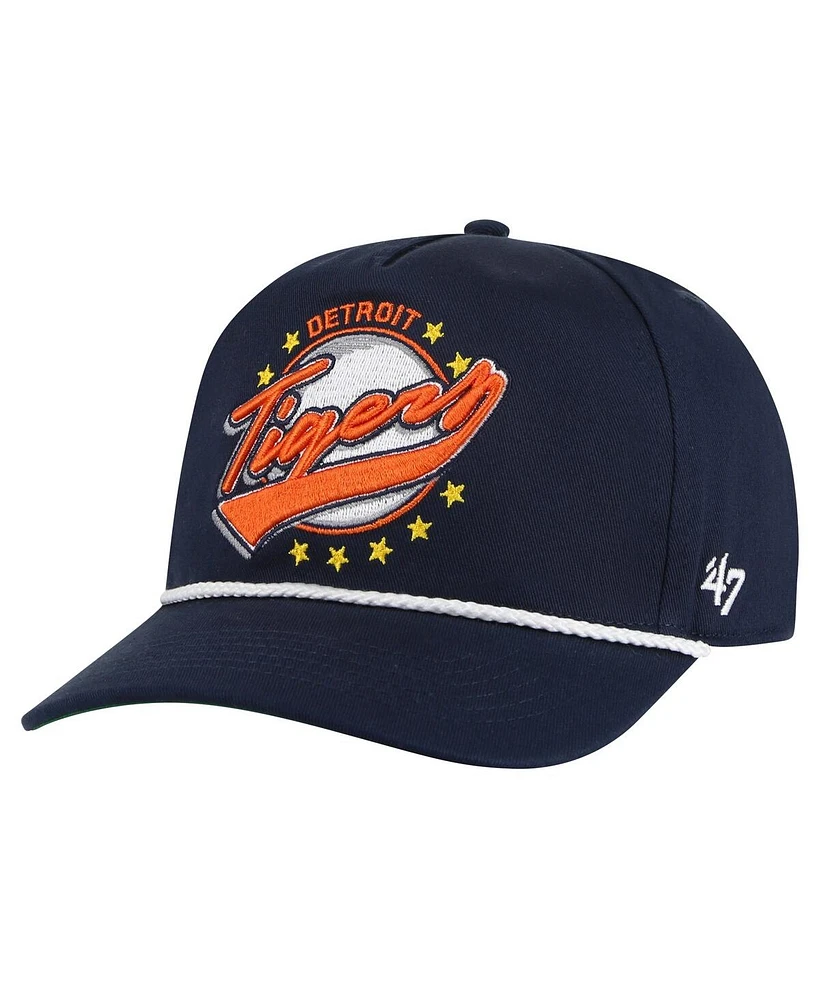 '47 Brand Men's Navy Detroit Tigers Wax Pack Collection Premier Hitch Adjustable Hat