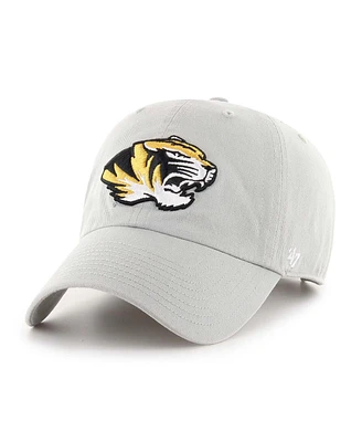 '47 Brand Men's Gray Missouri Tigers Clean Up Adjustable Hat