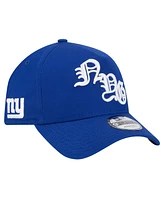 New Era Men's Royal New York Giants Mystic 9FORTY A-Frame Adjustable Hat