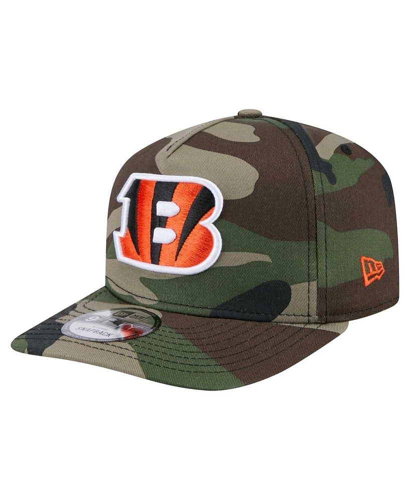 New Era Men's Camo Cincinnati Bengals Woodsy 9FIFTY Snapback Hat