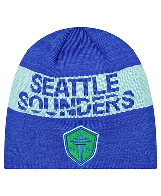 New Era Men's Blue Seattle Sounders Fc 2025 Kickoff Beanie Hat