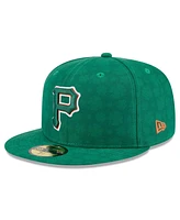 New Era Men's Kelly Green Pittsburgh Pirates St. Patrick's Day 59FIFTY Fitted Hat