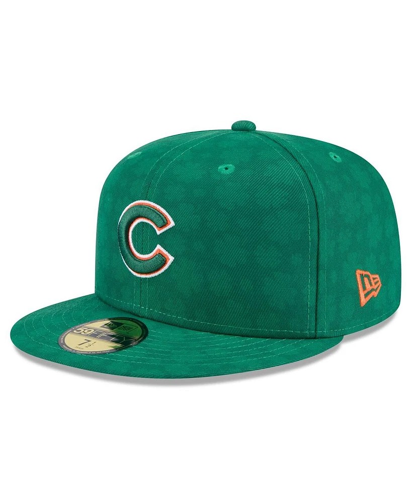 New Era Men's Kelly Green Chicago Cubs St. Patrick's Day 59FIFTY Fitted Hat