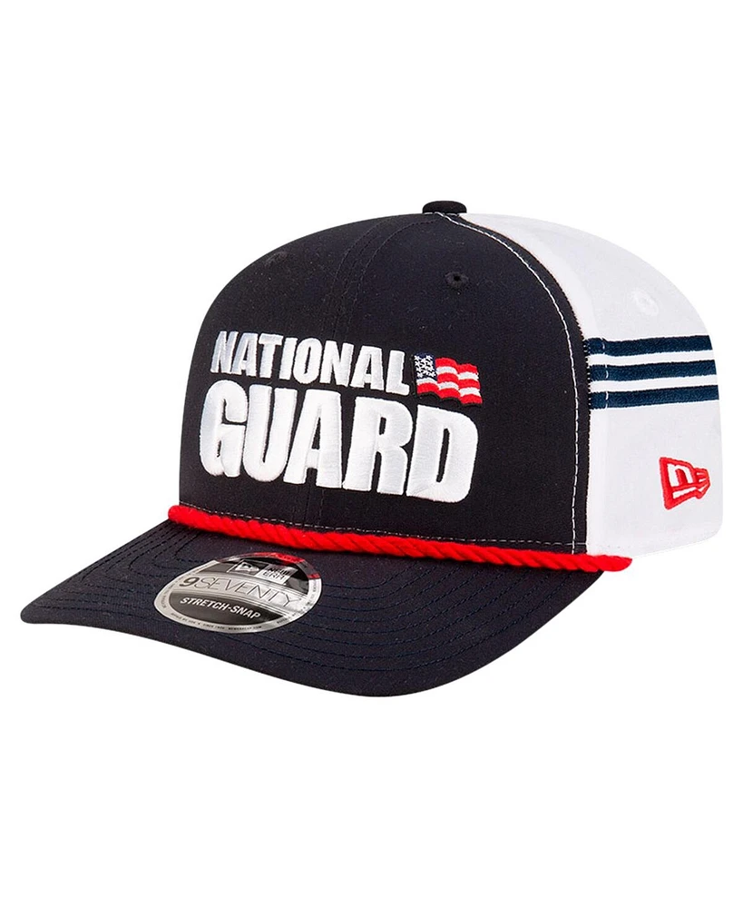 New Era Men's Black/White Dale Earnhardt Jr. National Guard 9SEVENTY Stretch-snap Hat