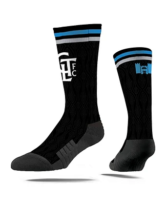 Strideline Men's and Women's Charlotte Fc 2025 Jersey Hook Premium Crew Socks