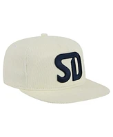 New Era Men's Cream San Diego Fc 2025 Kickoff Snapback Golfer Hat