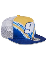 New Era Men's Blue Chase Elliott Golfer Tie-Dye Snapback Hat