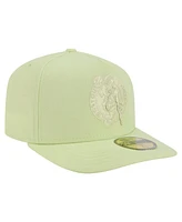 New Era Men's Green Boston Celtics Colorpack A-Frame Pinch Front 59FIFTY Fitted Hat