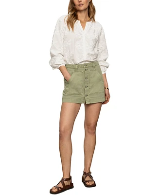 Sanctuary Women's Sunday Bouquet Cotton Blouse