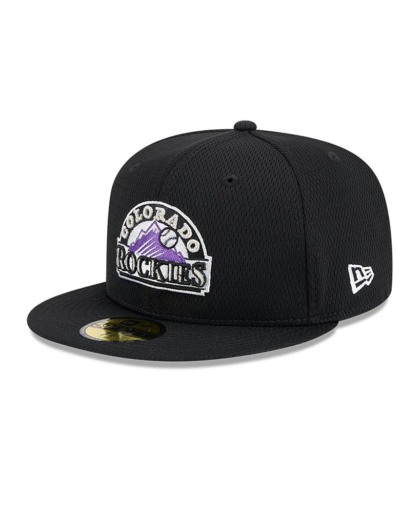 New Era Men's Colorado Rockies 2025 Mlb Clubhouse 59FIFTY Fitted Hat