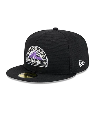 New Era Men's Colorado Rockies 2025 Mlb Clubhouse 59FIFTY Fitted Hat