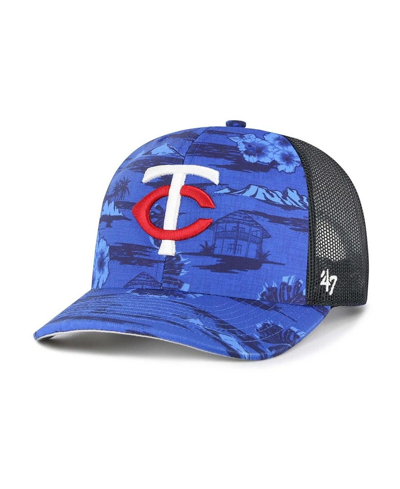 '47 Brand Men's Blue Minnesota Twins Fiji Trucker Adjustable Hat