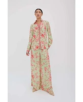Raishma Studio Women's Naomi Green Shirt