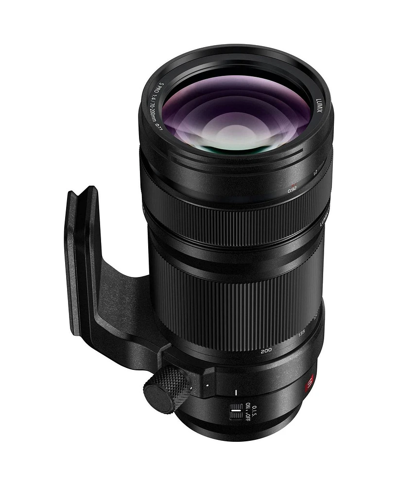 Panasonic Panasonic Lumix S Pro 70-200mm F4 Telephoto Lens, Full-Frame L Mount, Optical Image Stabilizer, Dust/Splash/Freeze-Resistant for Lumix S Ser