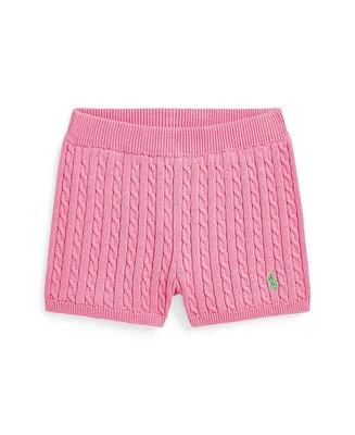 Polo Ralph Lauren Toddler and Little Girls Mini-Cable Shorts