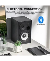 Edifier Bluetooth Bookshelf Speakers with Mdf Enclosure, Powered Studio Monitors - 24W Rms (Pair)