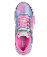 Skechers Little Girls Aloha Dream Fastening Strap Casual Sneakers From Finish Line