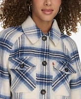 Levi's Women's Wool Blend Shirt Jacket