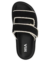 Mia Women's Gabri Double Strap Slip-On Slide Sandals