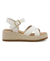 Mia Women's Nikky Round Toe Wedge Sandals