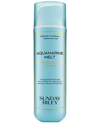 Sunday Riley Aquamarine Melt Hydrating Gel-Balm Cleanser, 4.7 oz.
