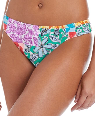 Bar Iii Women's Beachside Boheme Side-Tab Hipster Bikini Bottoms, Exclusively at Macy's