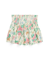 Polo Ralph Lauren Toddler and Little Girls Floral Jersey Skirt