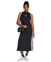 adidas Women's Cotton-Blend Sleeveless Racerback Maxi Dress