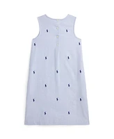 Polo Ralph Lauren Big Girls Pony Oxford Dress