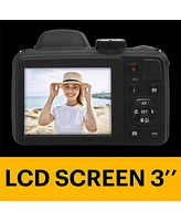 Kodak Kodak Pixpro AZ405-bk 20MP Digital Camera 40X Optical Zoom 24mm Wide Angle Lens Optical Image Stabilization 1080P Full Hd Video 3" Lcd Vlog