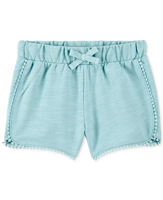 Carter's Toddler Girls Cotton Pom-Pom Dolphin Shorts