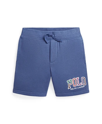 Polo Ralph Lauren Toddler and Little Boys Madras-Logo Fleece Short