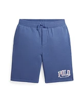 Polo Ralph Lauren Big Boys Madras-Logo Fleece Short