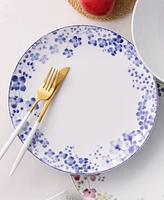Noritake Bloomington Road 10.5" Set of 4 Dinner Plates, Service for