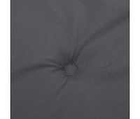 Deck Chair Cushion Anthracite (29.5"+41.3")x19.7"x1.6"