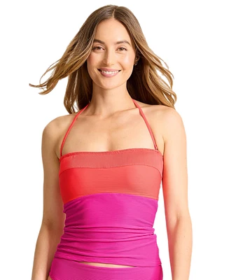 Tommy Bahama Women's Colorblocked Convertible Bandini Top