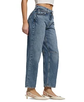Guess Women's High-Rise Relaxed Barrel-Fit Jeans