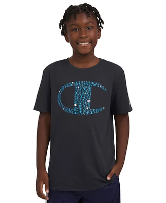 Champion Big Boys Logo Graphic Short-Sleeve T-Shirt
