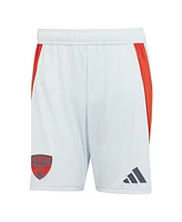 Adidas Men's Light Blue Fc Dallas Away 2025 The Inferno Kit Authentic Shorts