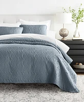 ienjoy Home Floral Stitch -Pc. Quilt Set