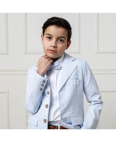 Hope & Henry Little Boys Organic Classic Seersucker Suit Jacket